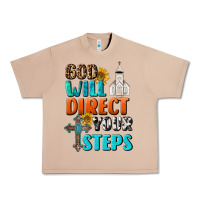 Burro God Will Direct Your Steps Urban Heavy Tee - BundleAndBundleShop