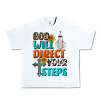 White God Will Direct Your Steps Urban Heavy Tee - BundleAndBundleShop