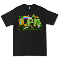 Black LPN Licensed Practical Nurse St. Patrick's Day Premium Tee - CowGirlArtShop