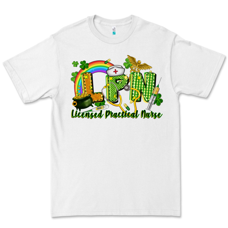 Lpn Licensed Practical Nurse St. Patrick's Day Premium Tee by CowGirlArtShop | Teevron