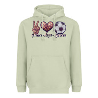 Matcha peace love soccer Heavyweight Hoodie - JahusDesignShop