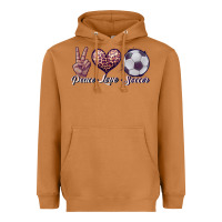 Meerkat peace love soccer Heavyweight Hoodie - JahusDesignShop