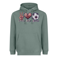 Sage peace love soccer Heavyweight Hoodie - JahusDesignShop