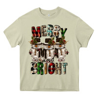 Mossy merry and bright Heavy Core Tee - CowGirlArtShop