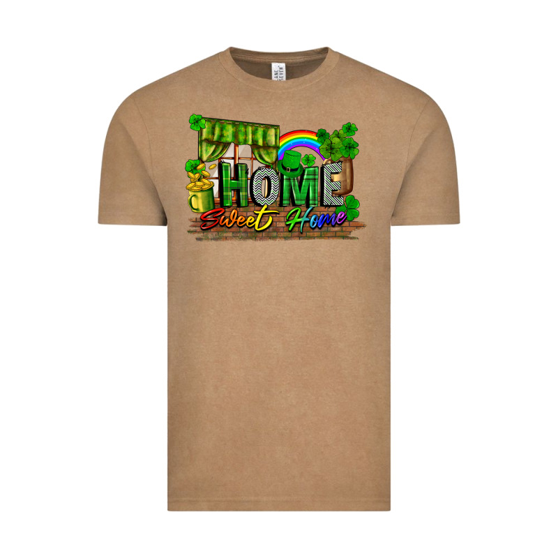 Home Sweet Home St. Patricks Day Vintage Tee by FaDigitalArtStudio | Teevron