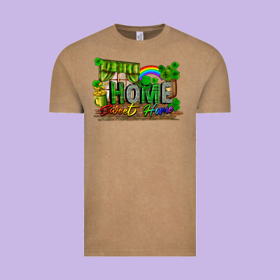 Home Sweet Home St. Patricks Day Vintage Tee Designed By Fadigitalartstudio