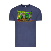 Vintage Denim Home sweet home st. patricks day Vintage Tee - FaDigitalArtStudio