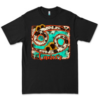 Black cancer turquoise cowhide Premium Tee - RanaPortraitStore