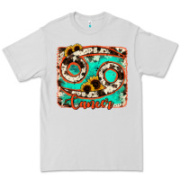 Dove Grey cancer turquoise cowhide Premium Tee - RanaPortraitStore