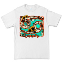 White cancer turquoise cowhide Premium Tee - RanaPortraitStore