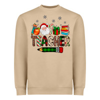 Teacher Christmas Heavyweight Sweatshirt | Teevron