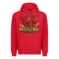 Red 100 days of making a difference Premium Hoodie - Artiststas
