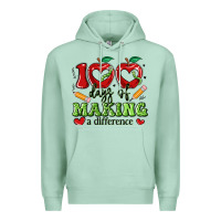 Seafoam 100 days of making a difference Premium Hoodie - Artiststas