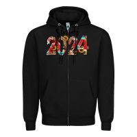 Black senior 2024 western Zipper Hoodie - JahusDesignShop