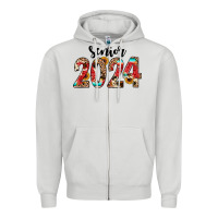 Dove Grey senior 2024 western Zipper Hoodie - JahusDesignShop