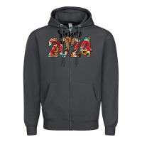 Smoke senior 2024 western Zipper Hoodie - JahusDesignShop