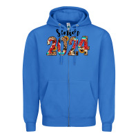 True Royal senior 2024 western Zipper Hoodie - JahusDesignShop