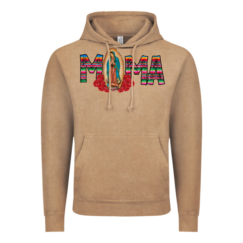 Mama Our Lady Vintage Hoodie by CowhideDigitalArt | Teevron