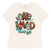 Bone One Loved Nurse Ladies Tee - FaDigitalArtStudio
