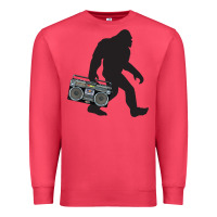 Cardinal bigfoot beatbox boom box retro   bigfoot boom box Premium Sweatshirt - DesigneFamous