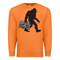 Carrot bigfoot beatbox boom box retro   bigfoot boom box Premium Sweatshirt - DesigneFamous