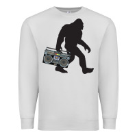 Dove Grey bigfoot beatbox boom box retro   bigfoot boom box Premium Sweatshirt - DesigneFamous