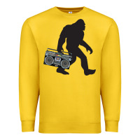 Lemon bigfoot beatbox boom box retro   bigfoot boom box Premium Sweatshirt - DesigneFamous