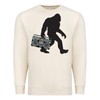 Sandshell bigfoot beatbox boom box retro   bigfoot boom box Premium Sweatshirt - DesigneFamous