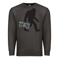 Smoke bigfoot beatbox boom box retro   bigfoot boom box Premium Sweatshirt - DesigneFamous