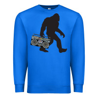 True Royal bigfoot beatbox boom box retro   bigfoot boom box Premium Sweatshirt - DesigneFamous