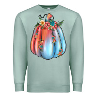 Seafoam flowers pumpkin Premium Sweatshirt - JahusDesignShop