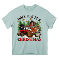 Arona holy cow its christmas Heavy Core Tee - CowGirlArtShop