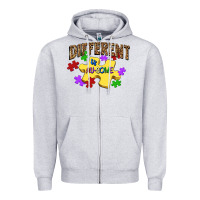 Heather Grey different is au some Zipper Hoodie - JahusDesignShop