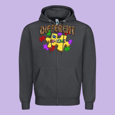 Different Is Au Some Zipper Hoodie Designed By Jahusdesignshop