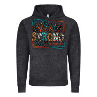 Vintage Black She is strong proverbs 31:25 Vintage Hoodie - LillyAllenDesigns