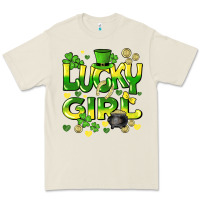 Bone lucky girl st. patricks day Premium Tee - HowdyJamesFarm