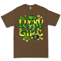 Cacao lucky girl st. patricks day Premium Tee - HowdyJamesFarm