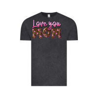 Vintage Black love you mom Vintage Tee - FaDigitalArtStudio