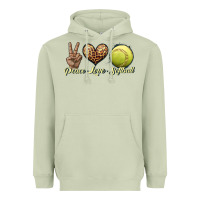 Matcha peace love softball Heavyweight Hoodie - JahusDesignShop
