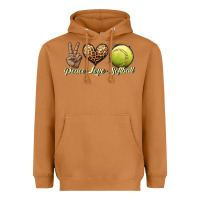 Meerkat peace love softball Heavyweight Hoodie - JahusDesignShop