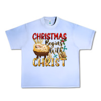 Grape Ice christmas begins with christ Urban Heavy Tee - FaDigitalArtStudio