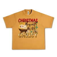 Peanut Butter christmas begins with christ Urban Heavy Tee - FaDigitalArtStudio
