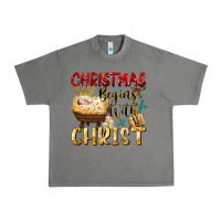 Tornado christmas begins with christ Urban Heavy Tee - FaDigitalArtStudio