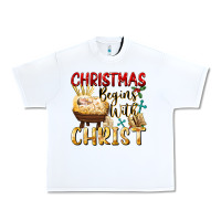 White christmas begins with christ Urban Heavy Tee - FaDigitalArtStudio