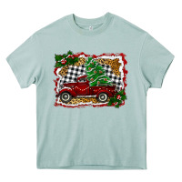 Christmas Truck With Christmas Tree Heavy Core Tee | Teevron