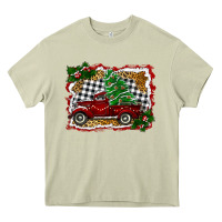 Mossy Christmas Truck With Christmas Tree Heavy Core Tee - RanaPortraitStore