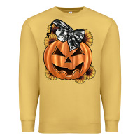 Antique Gold sunflower pumpkin Premium Sweatshirt - JahusDesignShop