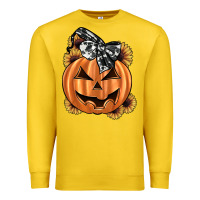 Lemon sunflower pumpkin Premium Sweatshirt - JahusDesignShop