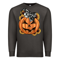 Smoke sunflower pumpkin Premium Sweatshirt - JahusDesignShop