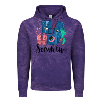 Cloud Purple Scrub Life Nurse Vintage Hoodie - LillyAllenDesigns